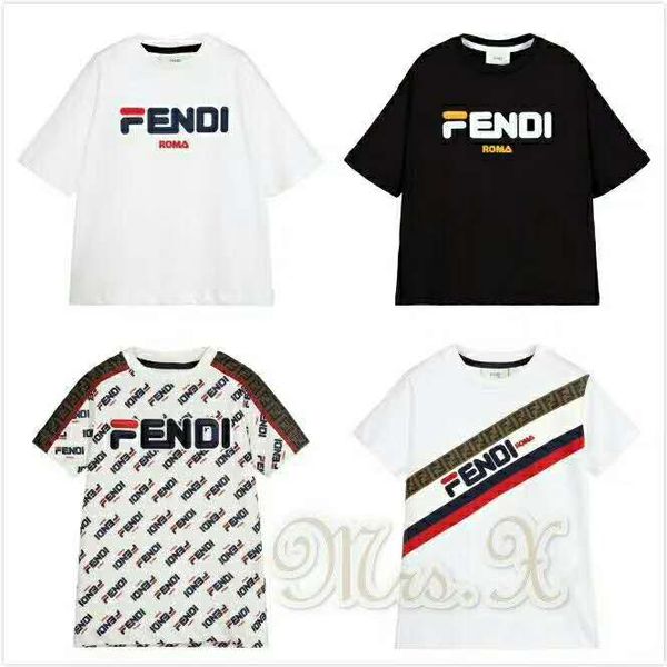 

2019 new ummer brand de igner crew neck t hirt women top t hirt cotton hort leeve t hirt men women double f letter top tee