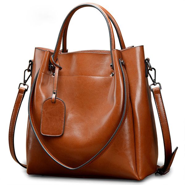 

2020 new women's bag leather one-shoulder slanted bag ladies hand-held large new casual women's