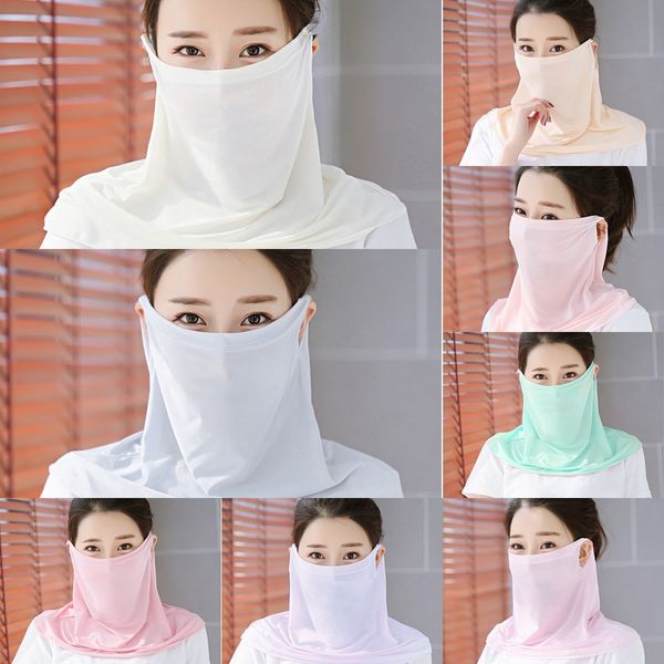 

ofonh fishing scarf mask blocking bandana headwear headband cycling hiking outdoor scarf head face shield baff, Black