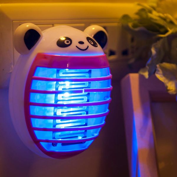 

brelong electronic insect killer for indoor and outdoor patio deck patio backyard mosquito lamp panda / cat / pig