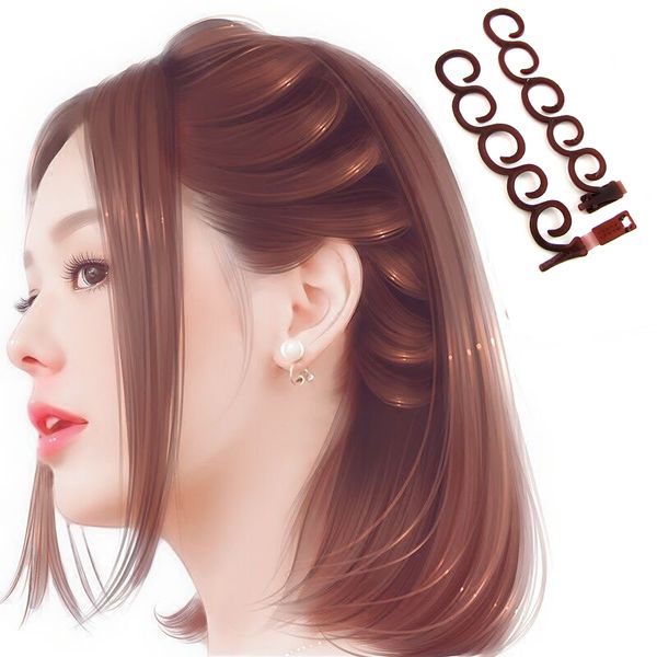Hair Braiding Twist Curler Styling Set Hairpin Holding Braiders