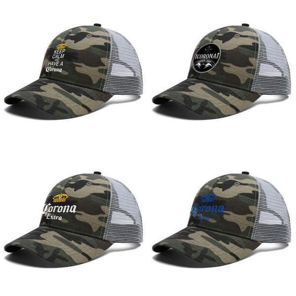 

keep calm and have a corona adjustable trucker cap ball custom vintage baseball hat corona-barber-shop extra beer alcohol, Blue;gray