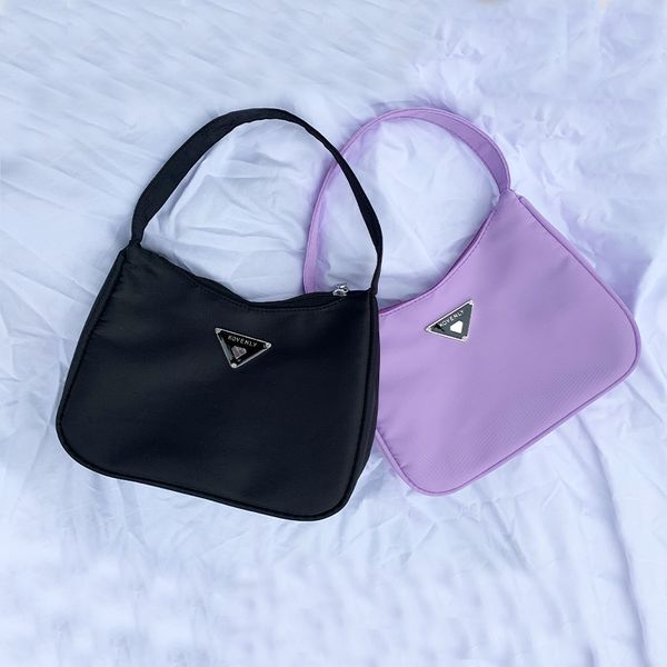 

retro bags for women 2020 purses and handbag nylon women small shoulder bag candy color clutches vintage armpites purse