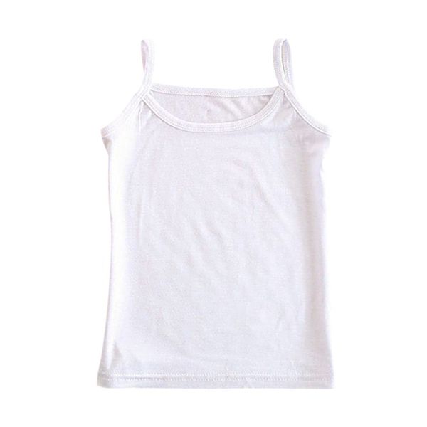 

cotton girls vest camisole tank singlet girls undershirts children summer solid kids teenager baby, Camo