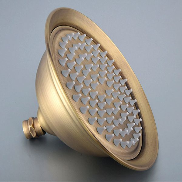

antique brass round rainfall shower head rotatable rain shower head bathroom accessory ksd239
