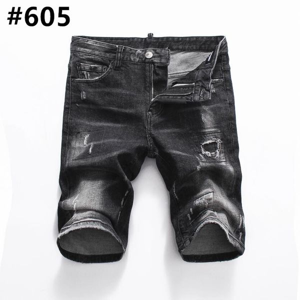 

Men 039 di tre ed ripped kinny jean fa hion de igner hort jean lim motorcycle moto biker cau al men denim pant hip hop men jean