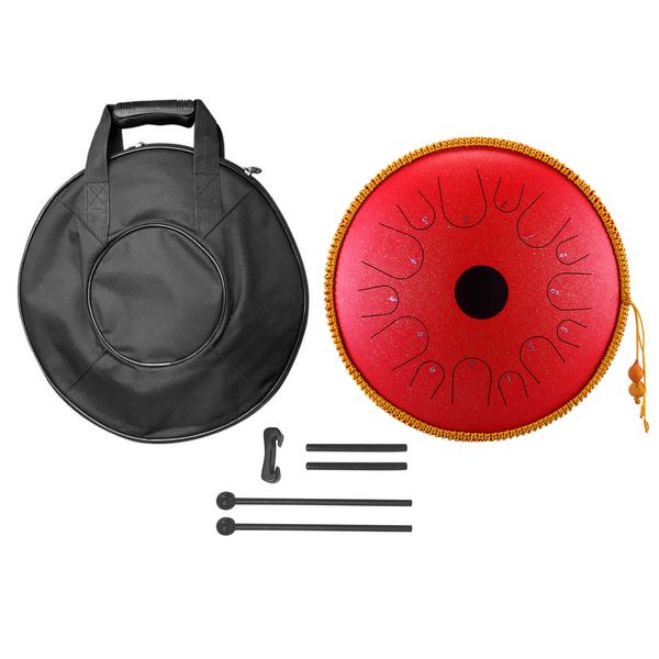 

14 inch 14 note alloy steel drum c tone manual percussion drum with ebony drumsticks suitable for and child beginner