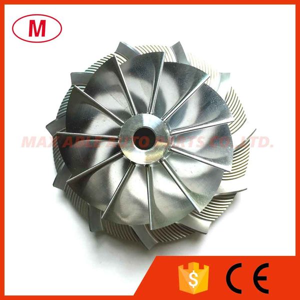 

s300 171449 66.10/92.61mm 11+0 blades turbo billet compressor wheel/aluminum 2618/milling wheel for turbocharger cartridge/chra/core