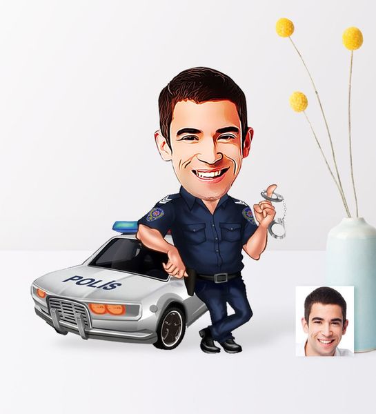 

персонализированные г дорожной полиции мультфильм деревянные аксессуар-1 зоотоваров дом и сад