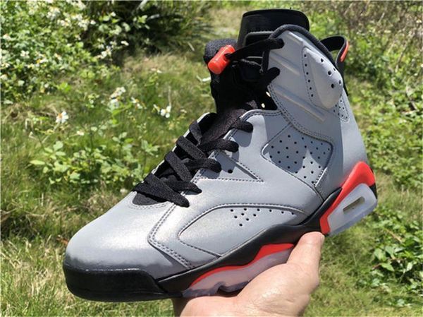 

wholesale 2020 6 jsp reflective silver black infrared bugs bunny men basketball shoes ci4072 -001 authentic sneakers with box