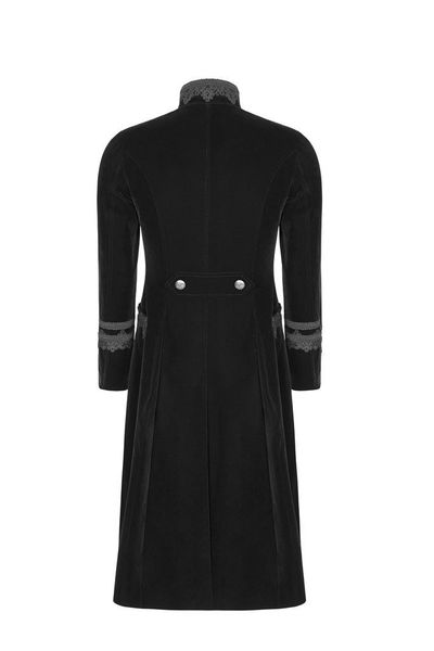 

wholesale-punk rave men's black goth tailcoat wy-950lcm, Tan;black