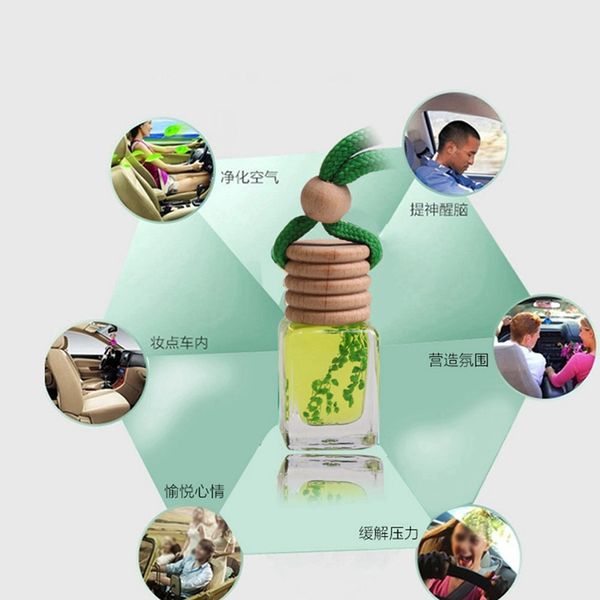 

1pc жидкое бутылки маленький волшебное дерево автомобилей освежитель воздуха салона украшение украшение styling accessary красный / синий