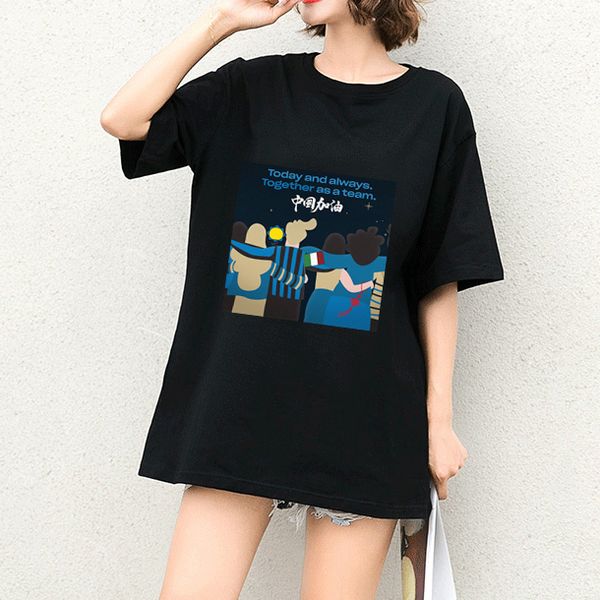 

женская дизайнерская футболка девушка забавная тенденции моды печать студенты стиль 2020 весна новый стиль горячий продавая luxry футболку д, White