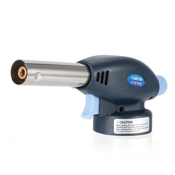 

gas torch butane burner auto heating ignition flame gun camping bbq soldering flamethrower spray burner burning upto 1300