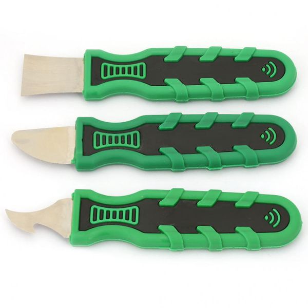 

plastic handle scraper metal phone opening defoaming cleaning tool set 3pcs