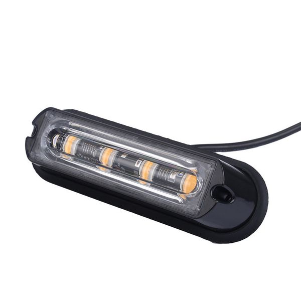 

kongyide car light dc 12-24v 4 led car truck strobe flash warning light side maker lamps waterproof white dropship f27