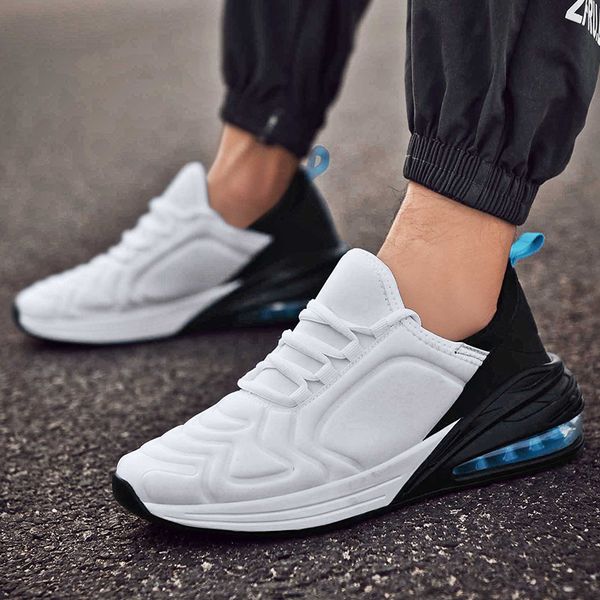 

male fashion casual shoes comfortable men shoes chaussures pour hommes breathable sneakers large size 39-46, Black