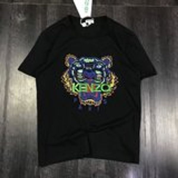 

мужчины женщины desigherluxury рубашки лето новые моды luxury top тройники mens brandshirts с коротким рукавом повседневная тройники tiger h, White