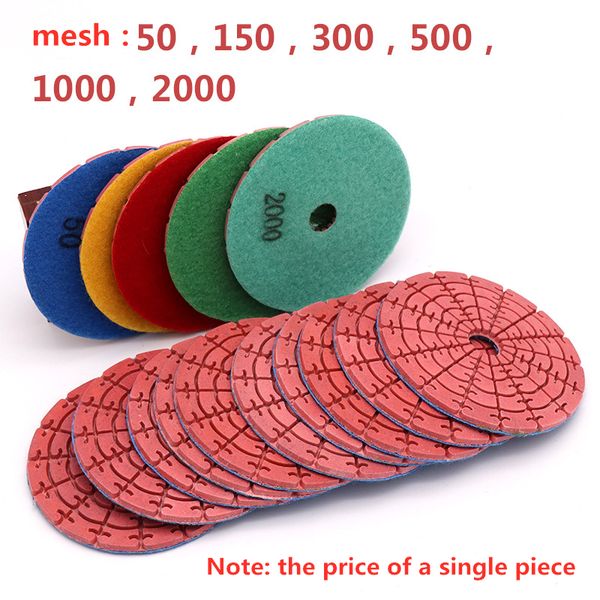 

1pc 4 inch dry diamond polishing pads resin grinding disc granite concrete jade marble granite stone wheel polishing tool