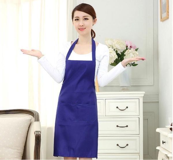 

11 colors aprons pocket craft cooking baking art painting kitchen dining bib aprons aprons ing