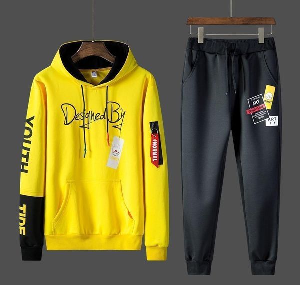 

19ss new fashion mens sportswear, male casual sweatshirt, man brand sports suit, men leisure luxury designer brand mens tracksuits, Gray