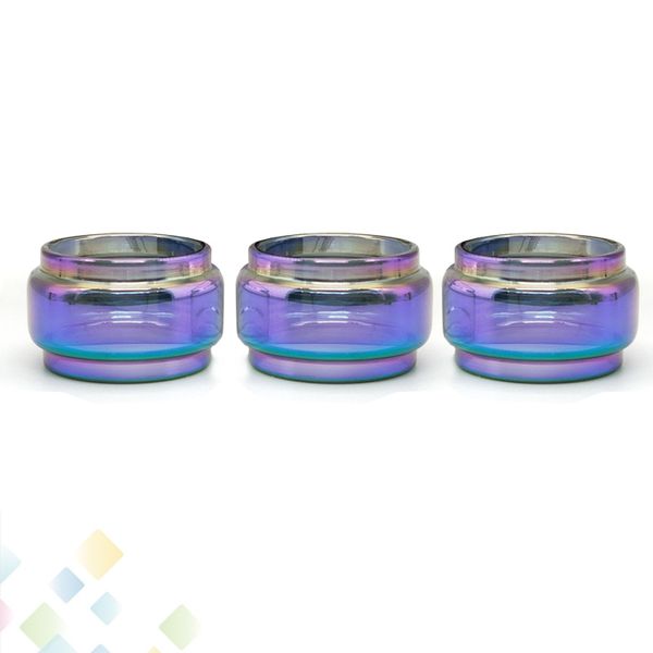 

Stick V9 Max Extended Pyrex Glass Tube Rainbow Fat Boy Replacement Sleeve Bulb Bubble Tubes Vape E Cigarette DHL Free