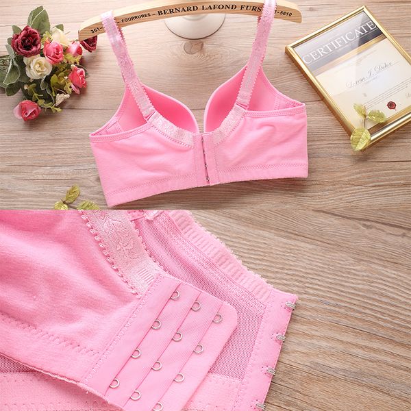

9313# front open cotton maternity nursing bras push up breast feeding bras for pregnant women drop clips breastfeeding underwear, White