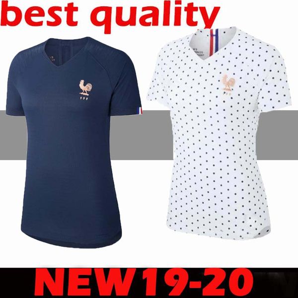 

2019 2020 france mbappe griezmann pogba women occer jer ey navy football lemar hirt equipe coupe 2018 girl kit maillot de foot, Black;yellow