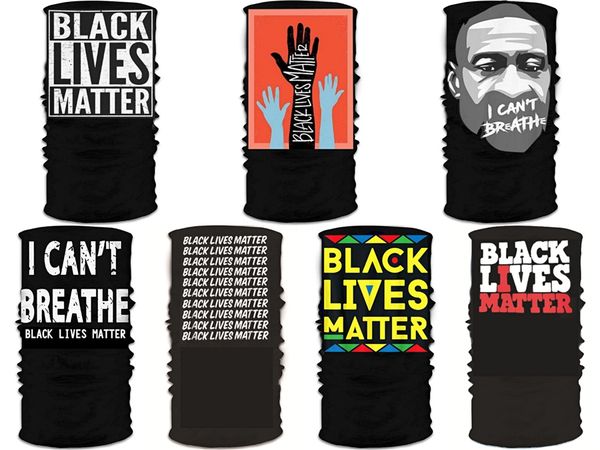 

я не могу дышать! пешеходные шарфов unisex rave бандана шеи gaiter трубки головной убор женщины мужчины лица шарф открытый езда носового пла, Black