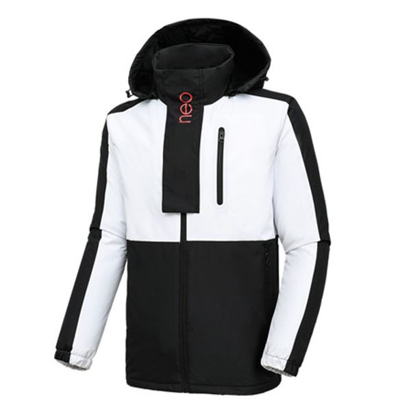 

2019 winter sport brand мужские пуховик лоскутная дизайнер толстые вниз пальто на молнии толстовка с капюшоном блуза запуск повседневный jog, Black;brown