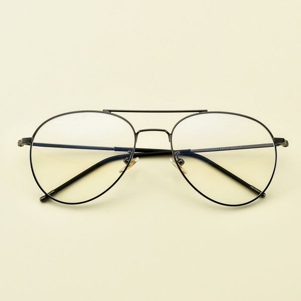 

zerosun 150mm oversized eyeglasses frame women men vintage aviation glasses woman nerd points for prescription graduate lens, Silver