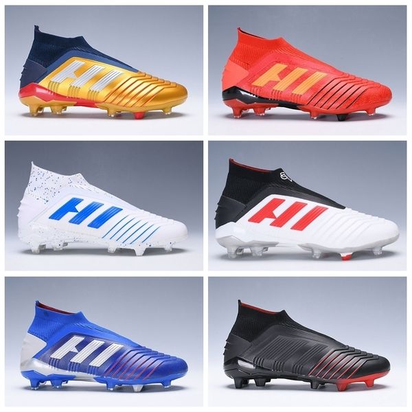 

2019 new predator 19 19 1 pogba men women youth fg football boot virtu o red black kid occer cleat high ankle chau ure hoe
