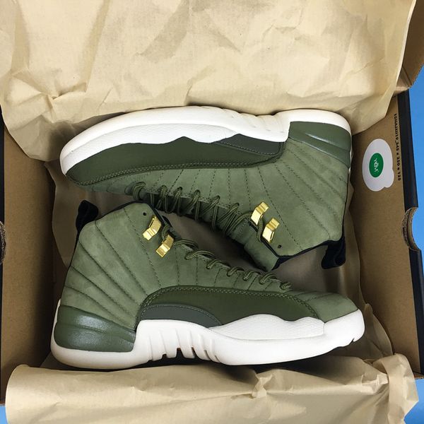 

new 12 xii graduation pack army green men basketball shoes trainers sports sneakers outdoor wholesale size 7-13