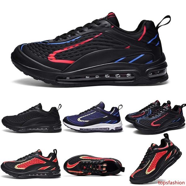 

new cushions mens running shoes triple black red navy blue red runners mens trainers jogging walking sports designer sneakers size 40-47