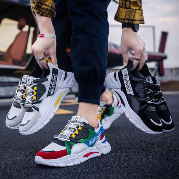 

men running shoes yellow white split fashion men trainer breathable triple black mesh outdoor sport sneaker ing