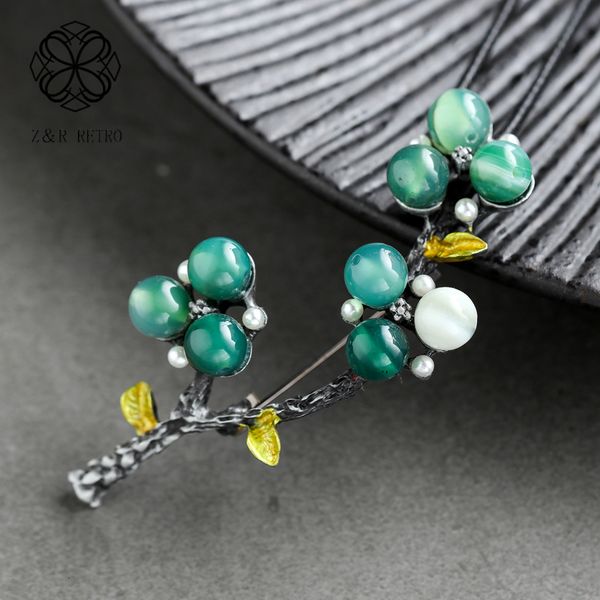 

vintage plant jewelry beads pendant necklace for women sweater accessories necklaces & pendants long chain suspension jewellery, Silver