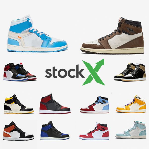 

stock x 1 high travis scotts low fearless mens basketball shoes spiderman 1s cactus jack banned toe men women sports designer sneakers