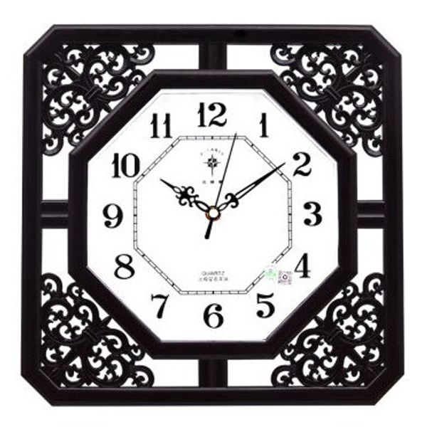 

large wood vintage wall clock 3d silent mechanism replacement quartz wood carving loft zegary na sciane farmhouse decor sc161