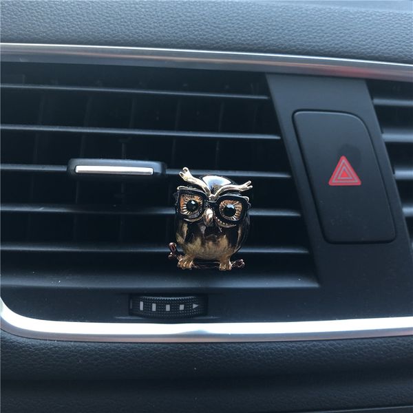 

lovely cartoon owl car perfume clip interior decoration for lovers car perfume owl modeling air freshener