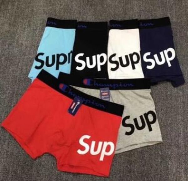 

2019 new brand men's underwear flat briefs comfortable cotton breathable underwear design men's essential leisure fashion close-fi, Black;white