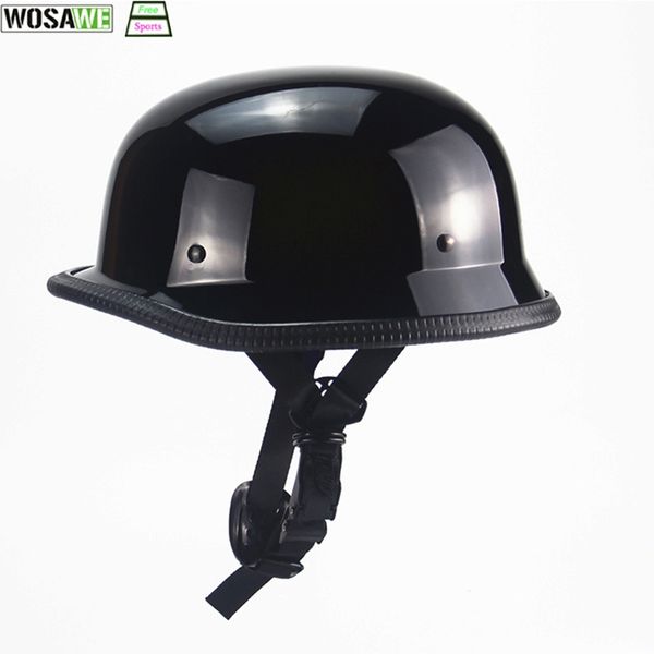 

mtb bicycle helmet half face vintage retro german scooter men's helmet head safety protection gear motorbike dot approved