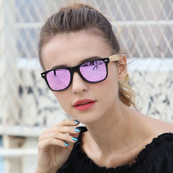 

vintage bamboo sunglasses men original wood sunglass women mirror sport goggles retro sun glasses handmade gafas longkeeper, White;black