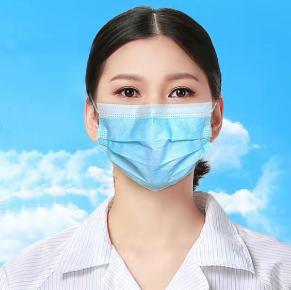 

2020 антипылевая дышащая dhl бесплатная доставка одноразовая маска для лица 3-слойная пылезащитная маска для лица мужчины и женщины mascheri