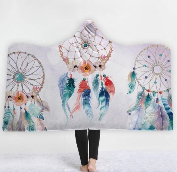 

bohemian hooded blanket for adults mandala sherpa fleece woman throw blanket microfiber buddha elephant