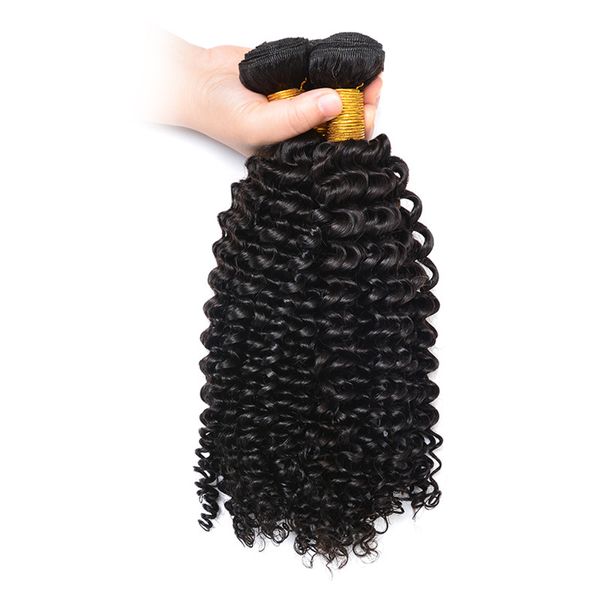 Yibeilu Hair Peruvian Curly Virgin Hair Bundle Deals Deep Wave