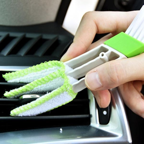 

auto air conditioning outlet cleaning brush dashboard dust brush interior cleaning keyboard blind car accessories