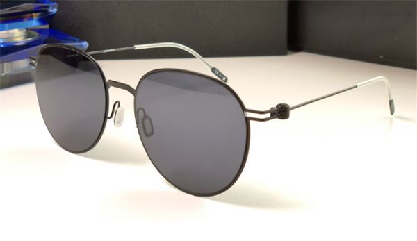 

new fashion designer sunglasses 0022 retro round ultra light frame simple style wearing comfortable uv400 outdoor protection eyewear, White;black