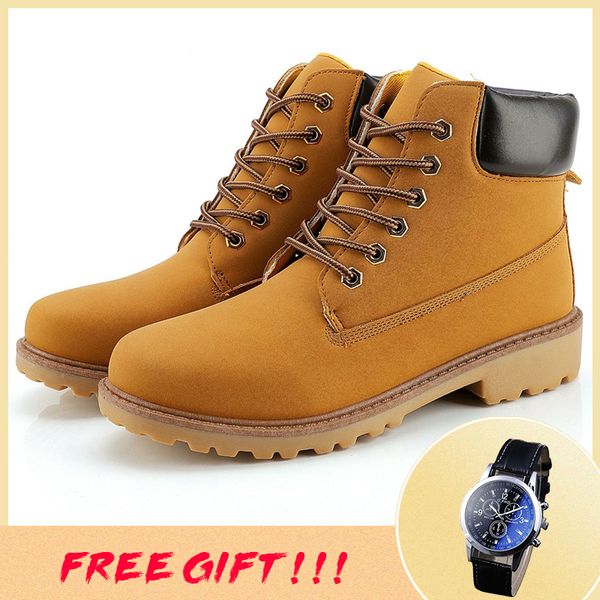 

36~46 men boots vintage classic casual men winter boots #odng3, Black