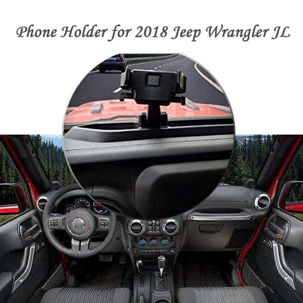 

adjustable car dash mount and phone mount kit for jeep 3.6 inch wide phone