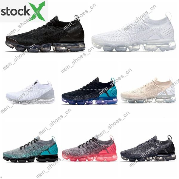 

2018 2020 chaussures moc 2men 2.0 knit 1.0 mens running shoes triple black white run 3.0 womens sport sneaker cushion trainer zapatos #002